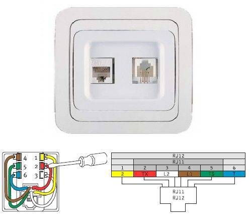 Подключение розетки Legrand
