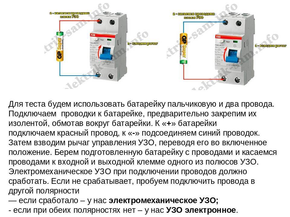 Принцип действия узо (устройства защитного отключения)