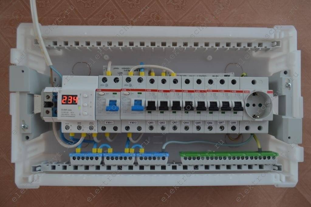 Реле контроля напряжения 3-фазное