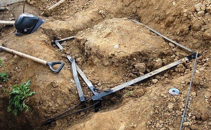 Простое заземление на даче