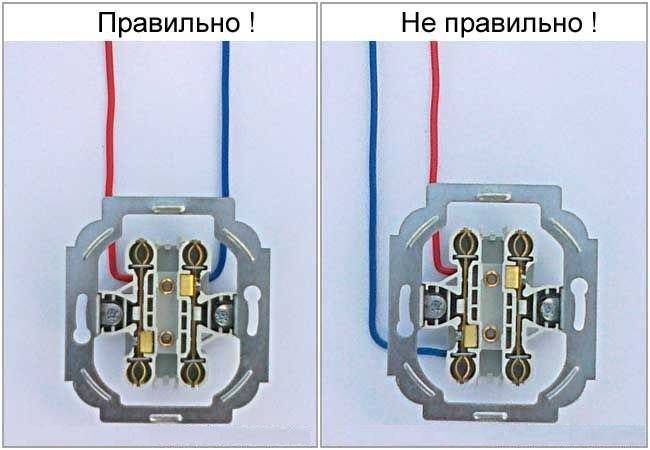 Двойная розетка в один подрозетник