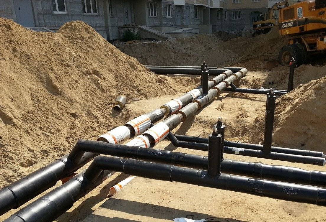 Прокладка наружных инженерных сетей и коммуникаций