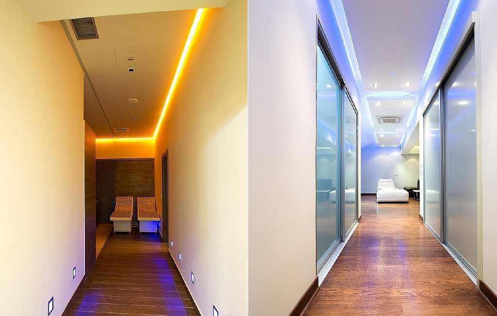 светодиодная лента в комнате