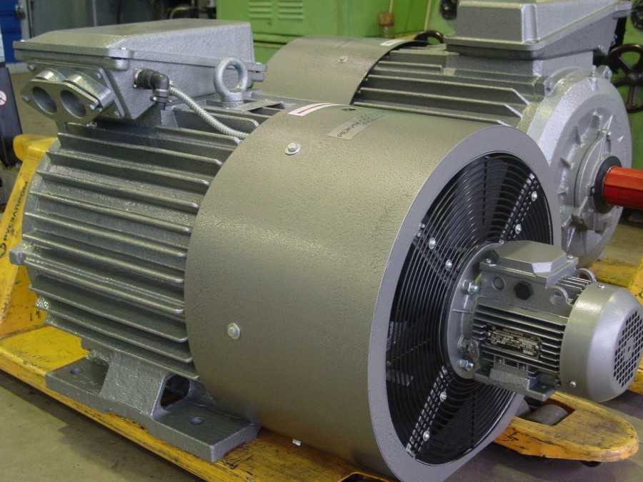 Принципиальная схема электродвигателя