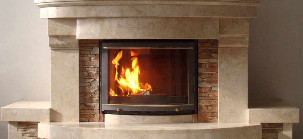 схема камина с эффектом живого огня