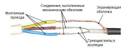 как подключить греющий кабель
