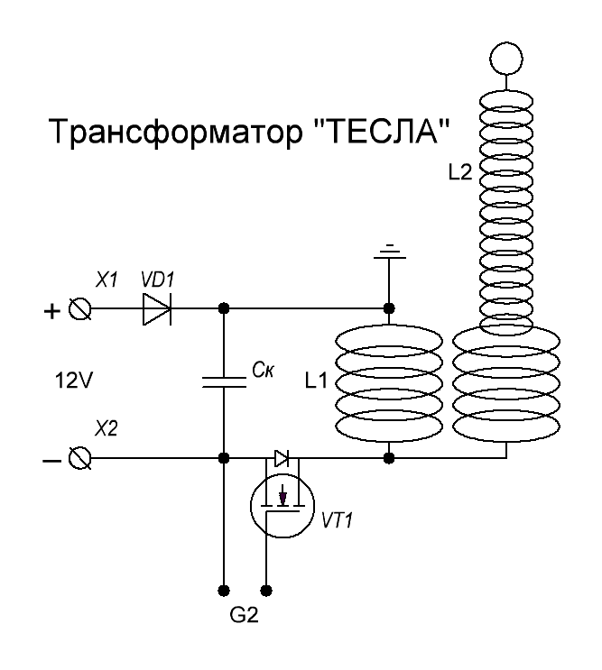 Схема с трансформатором