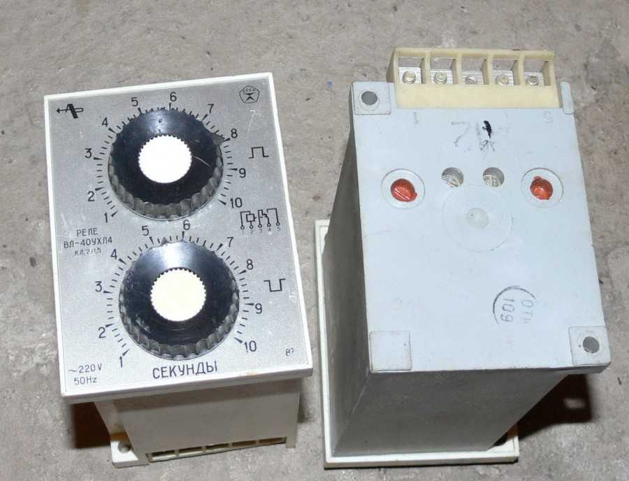 Схема подключения таймера